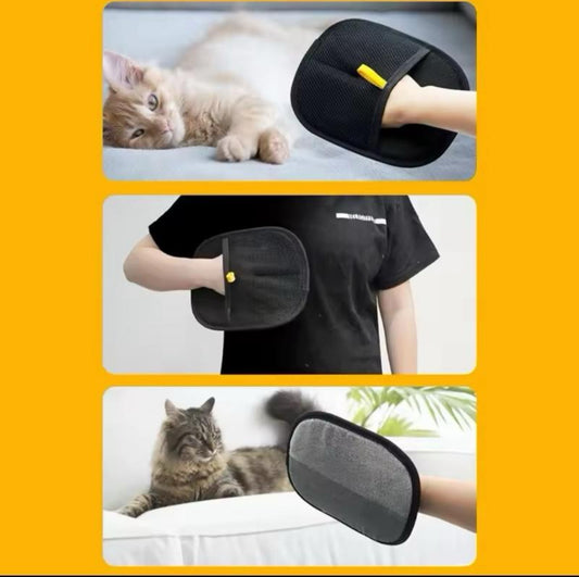 Pet Grooming Gloves Electrostatic Cleaning Brush for Efficient Hair Removal and Grooming