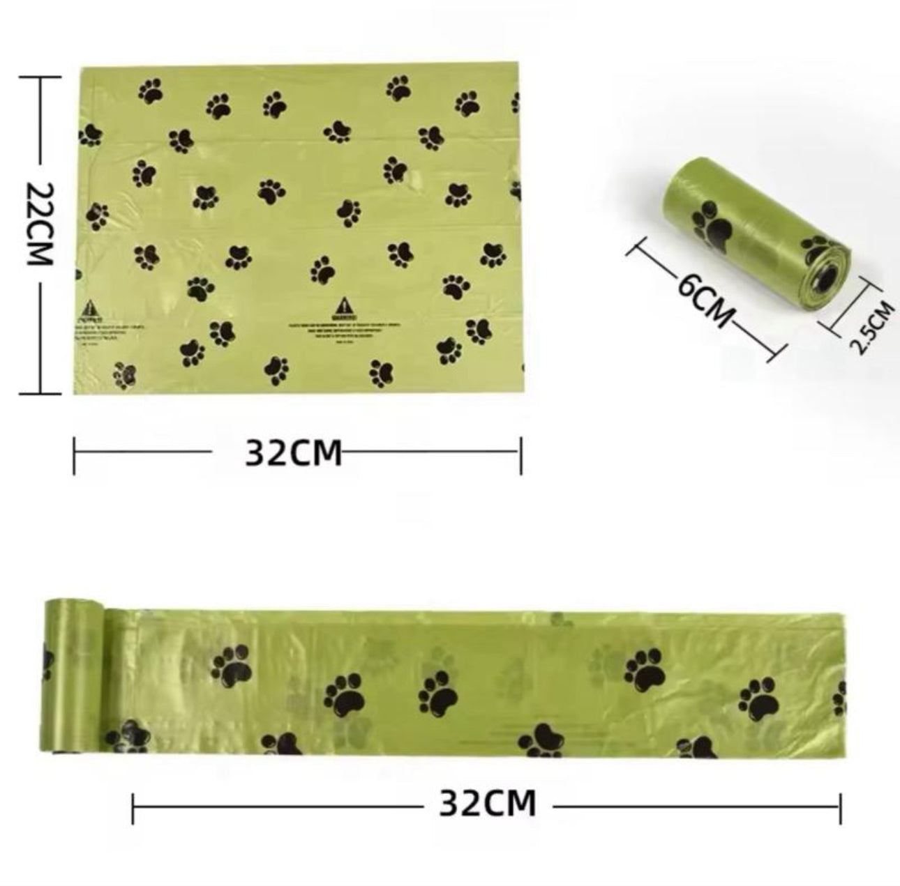 Pet safe eco friendly waste bags