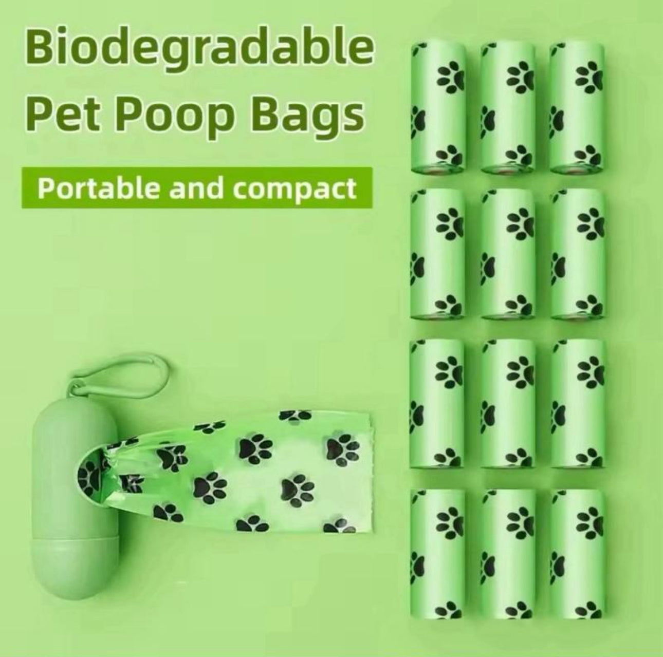 Pet safe eco friendly waste bags