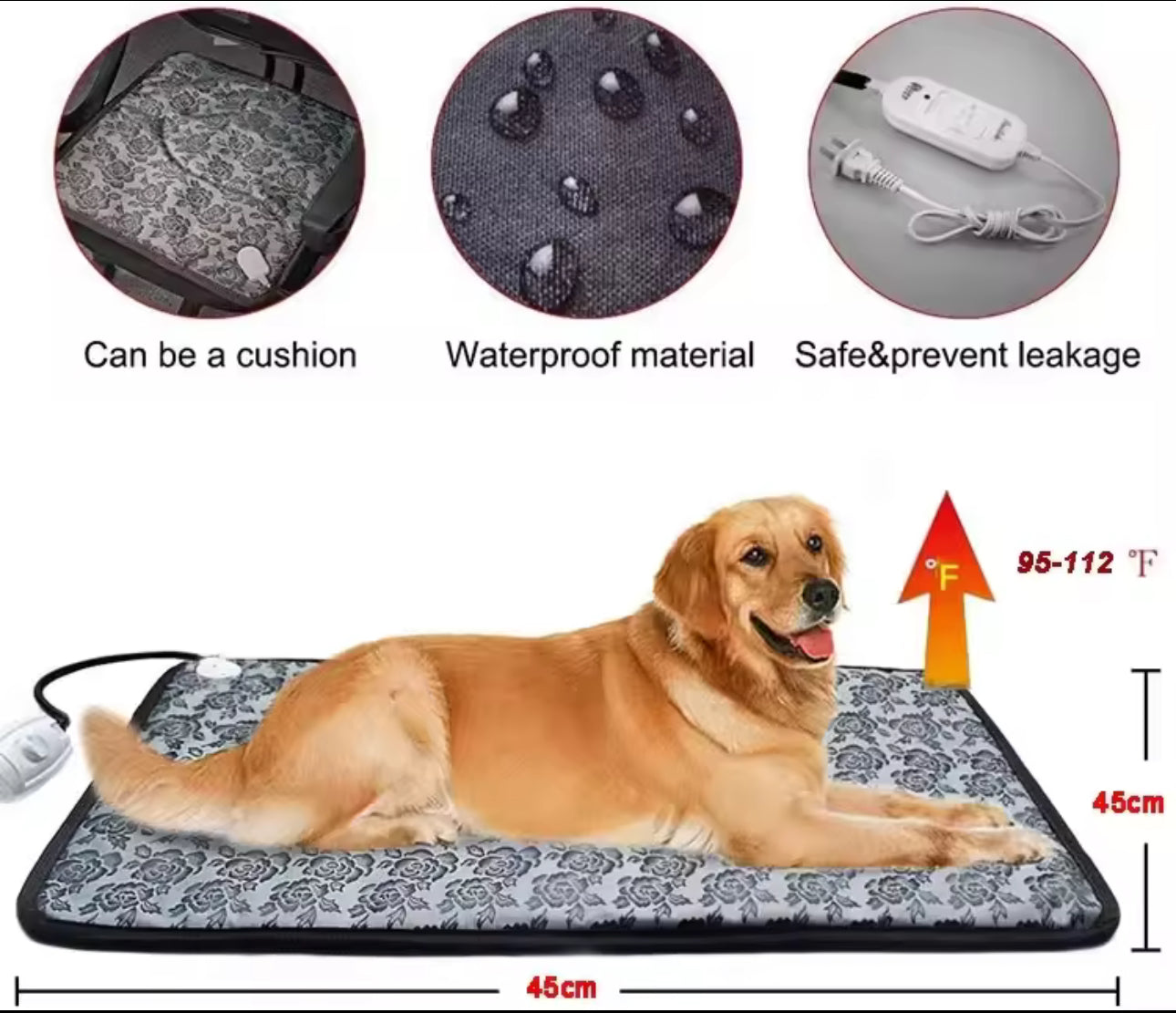 CozyPaws Heated Dog Mat